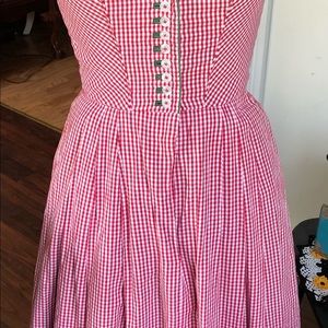 Vintage dirndle dress/pinafore